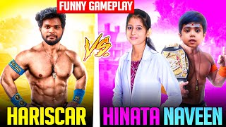 Free Fire Gameplay with V Badge Player HARISCAR vs NAVEEN x HINATA  One Tap Challenge  PVS Gaming [upl. by Eidnahs]