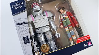 Doctor Who Robot 4th Dr Tom Baker  K1 Giant Robot Figure Set  Unboxing amp Review BampM Exclusive [upl. by Asillem251]