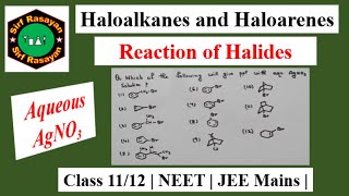 Haloalkanes and Haloarenes  Reaction of Halides  01 [upl. by Ybbed]