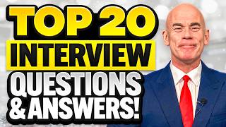 TOP 20 INTERVIEW QUESTIONS and ANSWERS How to PASS a JOB INTERVIEW INTERVIEW TIPS [upl. by Madelaine]