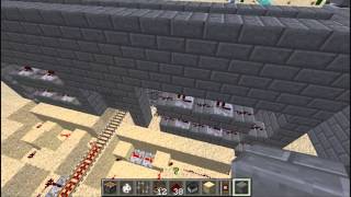 Minecraft 3x3 Minecart Rail Piston Door [upl. by Ylenaj]