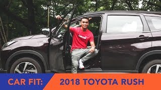 2018 Toyota Rush 15 G AT Car Fit Review [upl. by Erasaec]