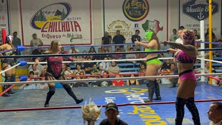 La Hiedra y Lady Flammer vs Faby Apache y Sexy Star [upl. by Halsey]