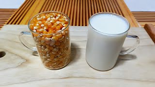 A cup of corn and milk This popcorn recipe is tastier than the one sold at the cinema [upl. by Aisatna]