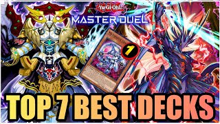 TOP 7 BEST DECKS in MASTER DUEL [upl. by Ettesyl]