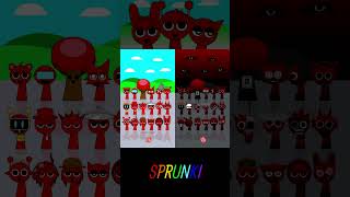 NormalampHorror Sprunki DuDiDam But They‘re All Redsprunki incrediboxsprunki viralvideo dudidam [upl. by Anavlys]