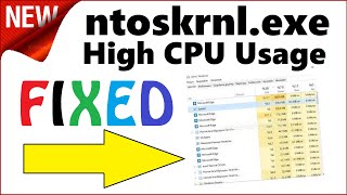 ntoskrnlexe High Disk Usage Fixed English How to fix ntoskrnlexe high memory usage in Windows 10 [upl. by Eyanaj]