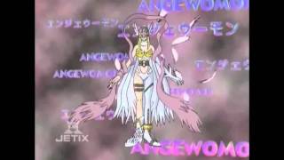 Gatomon Digivolves to Angewomon and Destroys Myotismon HD [upl. by Bucky]