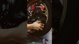 Semakin besar diameter piringan maka rem akan semakin pakem cakram motor tutorial modifikasi [upl. by Inaffyt]