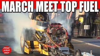 Top Fuel Nostalgia Drag Racing March Meet Bakersfield [upl. by Yerot663]