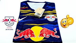 RB Leipzig jersey AWAY kit 2122 player version Unboxing amp review  ASMR [upl. by Sonitnatsnoc]