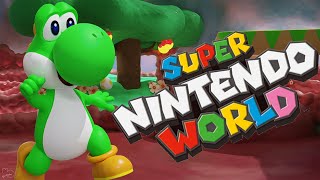 Yoshi animated on Super Nintendo World [upl. by Dexter]