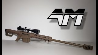 GALAXY G31D BARRETT M82A1  BIG AIRSOFT ON A BUDGET [upl. by Ynolem67]