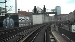 Führerstandsmitfahrt SBahn Berlin Stadtbahn Teil 1 Ostbahnhof Friedrichstraße [upl. by Noizneb]