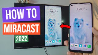 Miracast How to Connect Phone to TV 2022 [upl. by Nivlak]