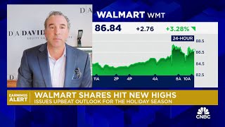 Walmart is really well positioned ahead of the holidays says DA Davidsons Michael Baker [upl. by Ayatnohs]