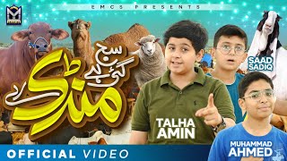 Talha Amin  Saj Gae Hai Mandi Re  Beautiful Video  Bakra Eid Song 2024  EMCS [upl. by Halle]