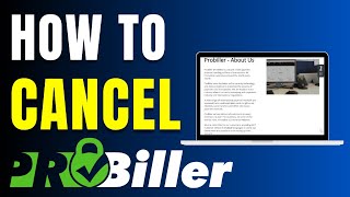 How To Cancel Membership Billed By Probiller Subscriptions Payment Solved 2024 [upl. by Skurnik]