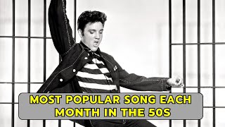 Most popular song each month in the 50s  Greatest hits [upl. by Aynatahs607]