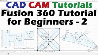 Fusion 360 Tutorial for Beginners 2 [upl. by Tamara108]