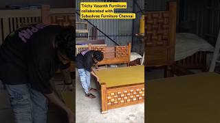 Our Teak wood cot assemblyFitting video [upl. by Hsirehc]