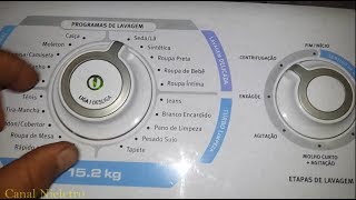 81 Auto teste Lavadora Electrolux Ltr15 [upl. by Llenrrad]