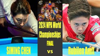 Highlights FINALS  🏆 RUBILEN AMIT VS SIMING CHEN 🔥  2024 WPA World Championships [upl. by Ellerad]