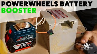 PowerWheels Battery Upgrade  Supercharged [upl. by Gilliette282]