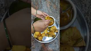 SamosaPani Puri Snacks time short video trending [upl. by Meekahs]