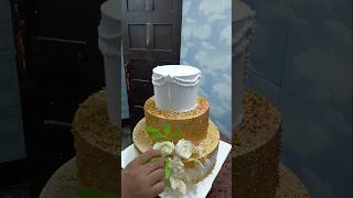 Simple Rose Cake Design 😱😍  shortvideo trending cake ytshorts shortsfeed viralshort shorts [upl. by Sung]