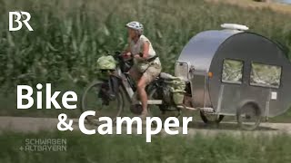 BikeCamping Unterwegs mit dem FahrradWohnwagen  Schwaben  Altbayern  BR [upl. by Norab]