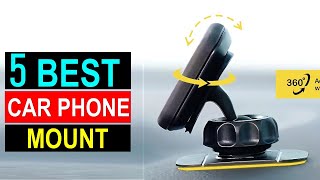 ✅Best Car Phone Holder in 2024  Top 5 Best Car Phone Holder IN Reviews [upl. by Gnivri819]