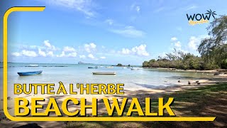 Hidden gem in the North Walk on Butte À Lherbe beach  Mauritius [upl. by Aihsenek]