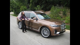 2019 BMW X7 40i in Vermont Bronze Metallic  22quot Wheels  0 to 60 MPH in 58 sec  BMW Review [upl. by Aslehc411]