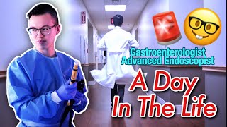 A DAY IN THE LIFE of a Doctor Gastroenterologist  Advanced Endoscopy [upl. by Clementine]