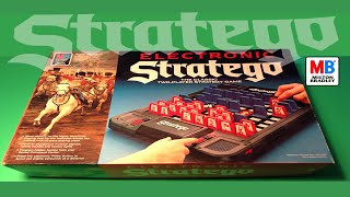 Vintage 1982 Electronic Stratego War Board Game by Milton Bradley [upl. by Trow8]