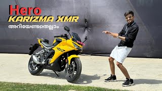 HERO KARIZMA XMR DETAILED WALKAROUND REVIEW IN MALAYALAM  EXHAUST SOUND [upl. by Veronique423]