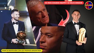 💥 MESSI Y ARGENTINA SILENCIAN A FRANCIA EN LA GALA DEL BALON DE ORO ASI REACCIONABA MBAPPE ❌ [upl. by Annav]