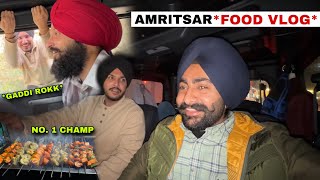 Amritsar Famous FOOD VLOG😍 Number 1 CHAAMP 🔥 BIRRAMGARHIA [upl. by Ardath]