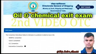 octco exit exam question answer Oil and chemical tanker familiarisation OTC Exit exam otc 2video [upl. by Carothers]