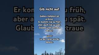 Gott ist dir nahe jesus jesuschrist faith [upl. by Aramoiz]