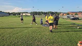 South Iredell football practice 4 [upl. by Tanny]