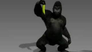 Gorilla animation test [upl. by Ahsennek]