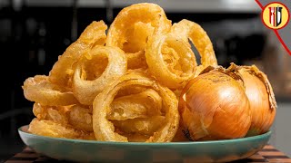 The best Beer Batter ONION RINGS [upl. by Mayyahk]