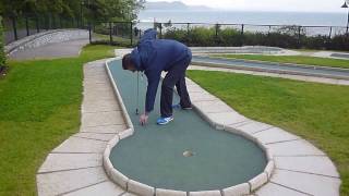 Mini Golf in Lyme Regis Dorset [upl. by Demmahom]