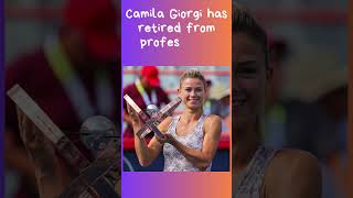 Tennis WTA Rome 2024 Camila Giorgi has retired from professional tennis shorts [upl. by Lladnar]