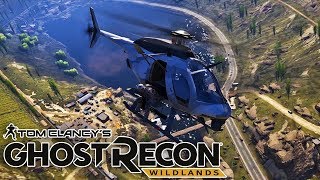 Ghost Recon Wildlands 17  Helicopter Run [upl. by Yelyak]