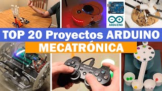 TOP 20 Ideas de Proyectos con ARDUINO para Mecatrónica 2022 [upl. by Aihsatsan]