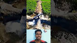 🤔வயலில் தண்ணி விட சூப்பர் ஐடியா⁉️  Super Idea For Irrigation 💯 trending irrigation ideas shorts [upl. by Navinod]