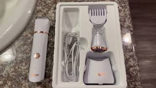 OLOV Bikini Trimmer Women Review Very feminine and quiet electric shaver [upl. by Narret]